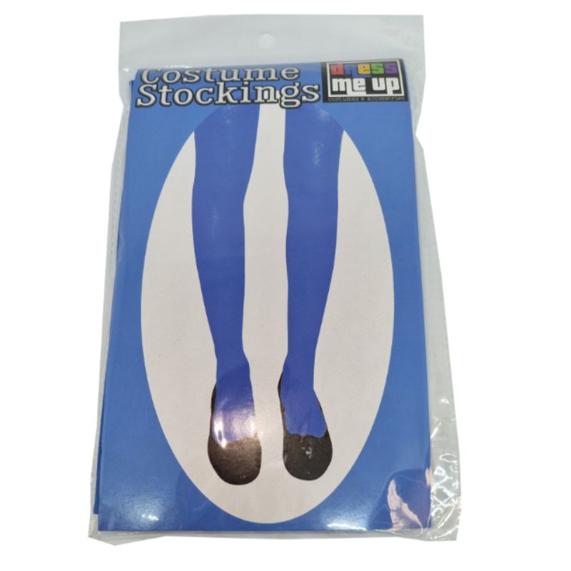 Blue Neon Costume Stockings