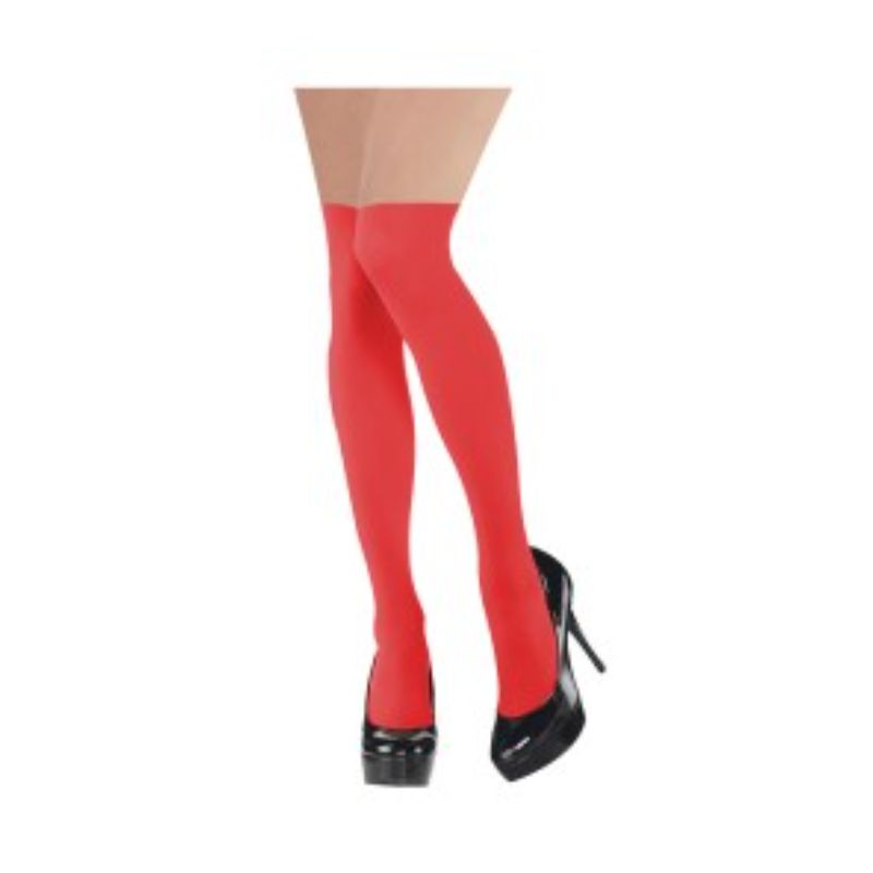 Red Neon Costume Stockings