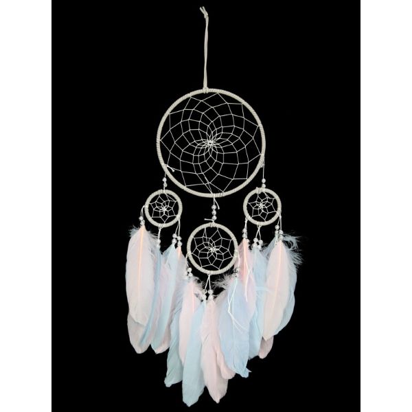 Pastel Coloured Dream Catcher - 15cm