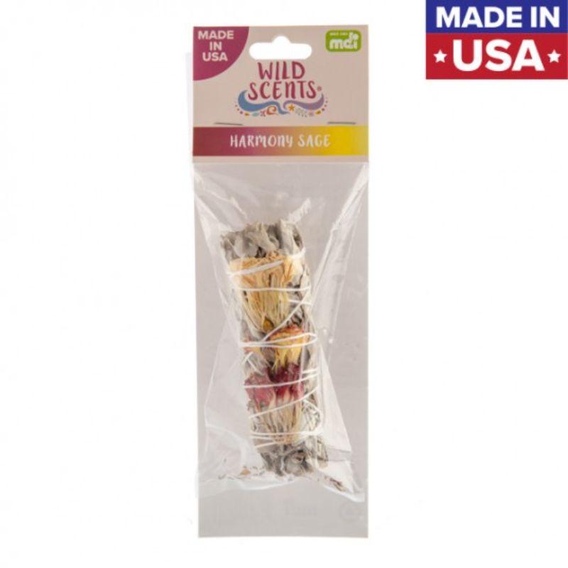Wild Scents Harmony Sage & Herbs Smudge Stick - 11cm
