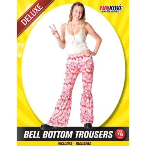 Pink Bell Bottom Trousers