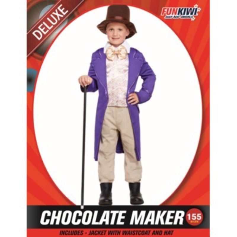 Kids Deluxe Chocolate Maker Costume One size fits most The Base