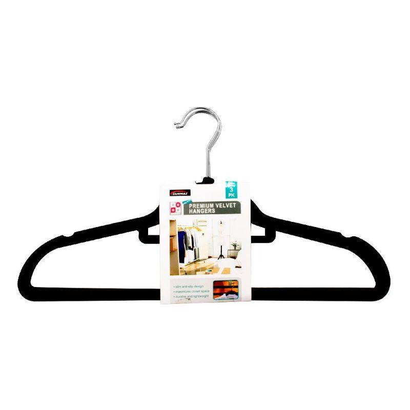 3 Pack Velvet Hangers