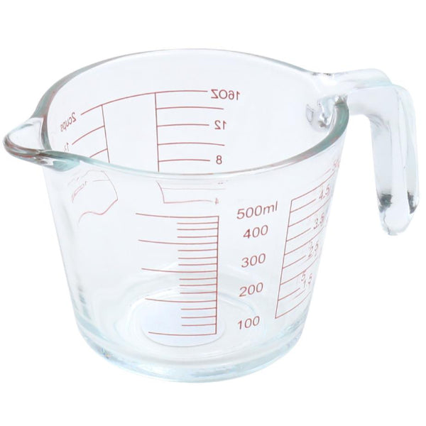 Clear Glass Measuring Jug - 500ml