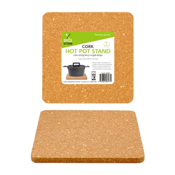 Square Cork Style Pot Stand - 19cm x 19cm