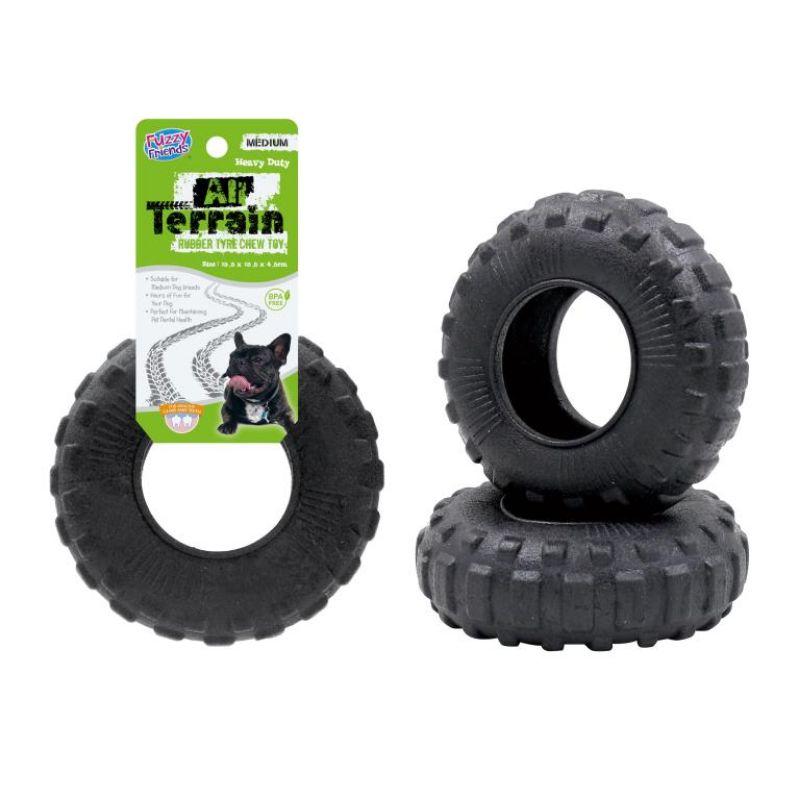 All Terain Heavy Duty Rubber Doy Tyre Toy - 5cm x 4.5cm
