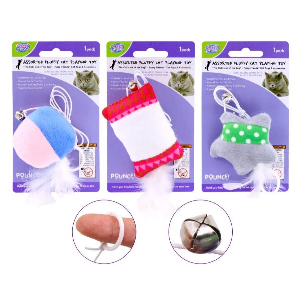 Assorted Fluffy Cat Playing Toys