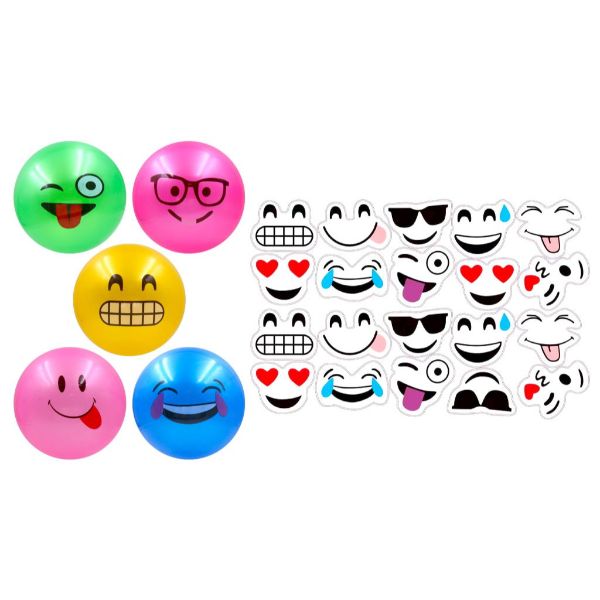 Inflatable PVC Ball - Emoji Series