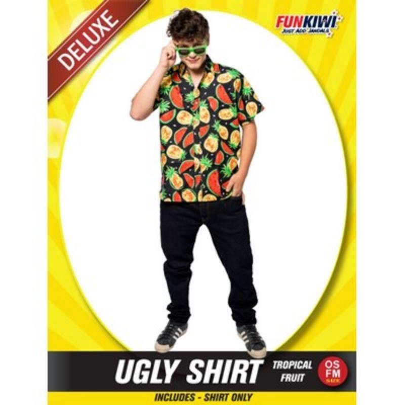 Mens Deluxe Ugly Shirt Tropical Fruit