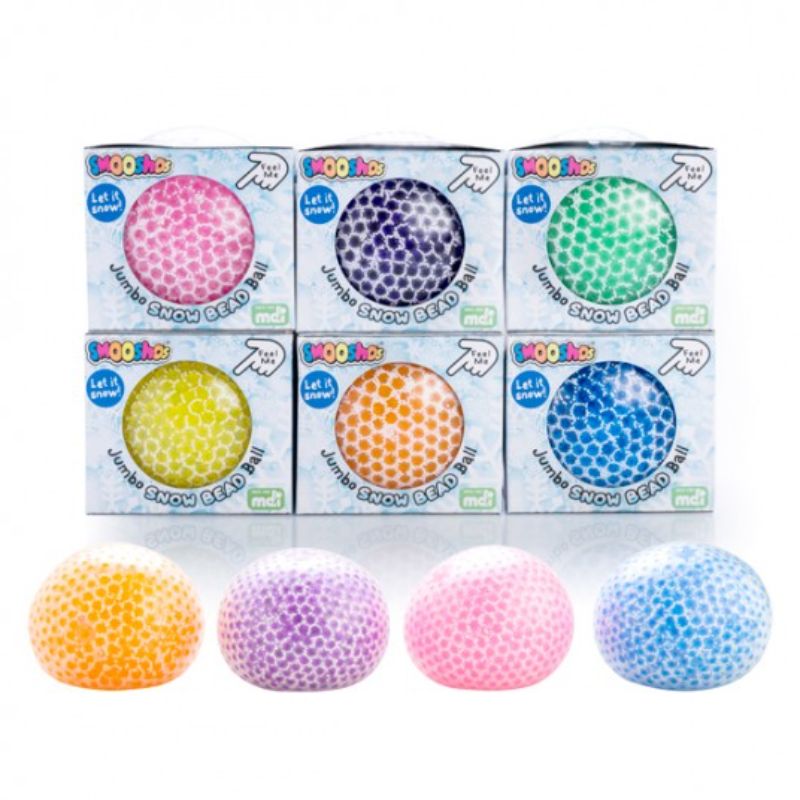 Smooshos Jumbo Snow Bead Ball - 10cm