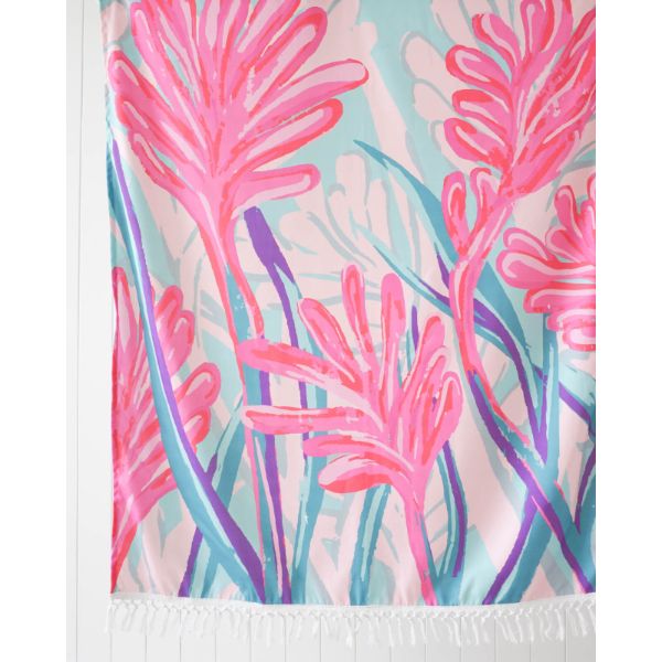 Blissful Blossom Light Canvas Throw - 130cm x 170cm
