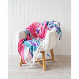 Load image into Gallery viewer, Blissful Blossom Light Canvas Throw - 130cm x 170cm
