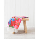 Load image into Gallery viewer, Kahlo Festive Canvas Throw - 130cm x 170cm