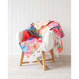 Load image into Gallery viewer, Kahlo Festive Canvas Throw - 130cm x 170cm
