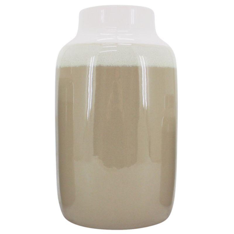 Eunoia Taupe Vase - 14cm x 25cm