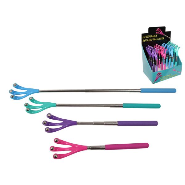Extendable 3 Prong Roller Massager - 47cm
