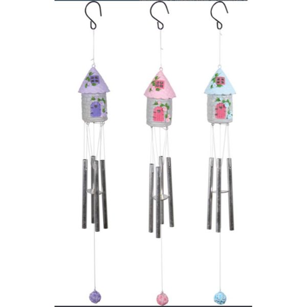 Fairy House Resin Wind Chime