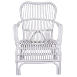 Load image into Gallery viewer, White Rattan Chair - 88cm x 37cm