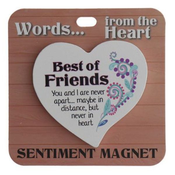 Best Friend Heart Magnet