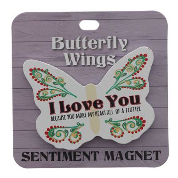I Love You Butterfly Magnet