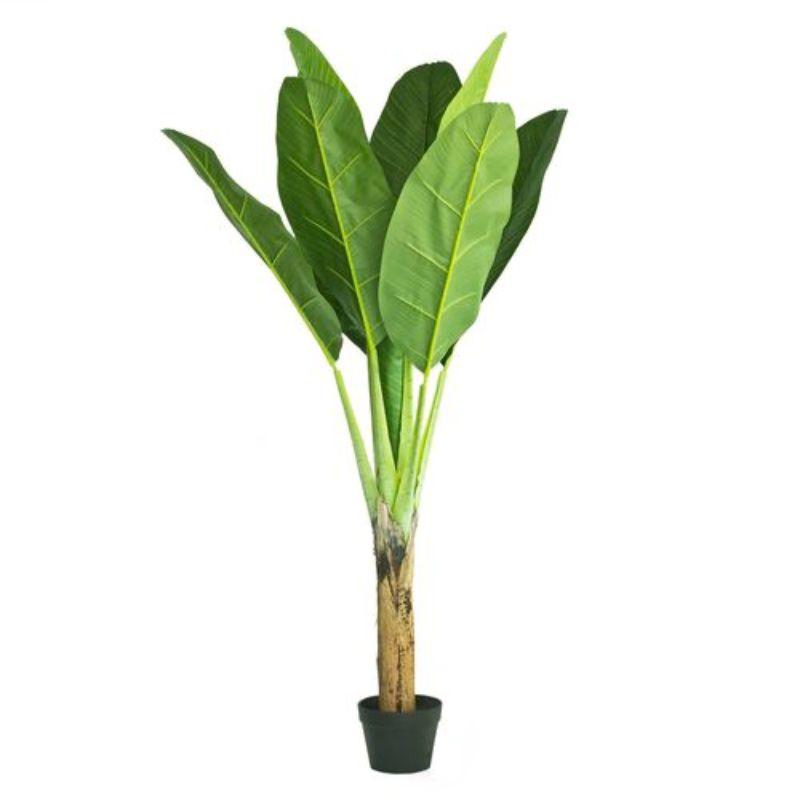 Artificial Banana Leaf Potted Plant - 140cm