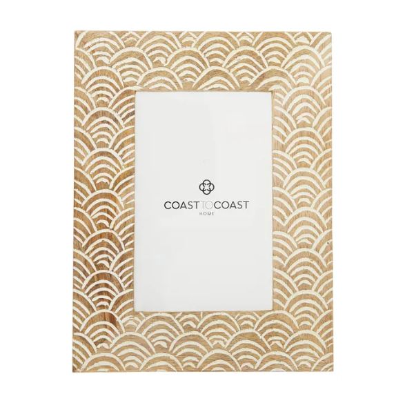 White Wash FayeWood 4x6 Photo Frame - 16cm x 21.5cm