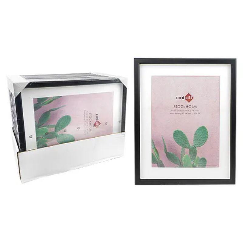 Black Stockholm Frame - 41cm x 51cm - The Base Warehouse