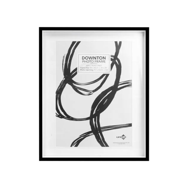 Black & White Downton Matt Photo Frame - 40cm x 50cm