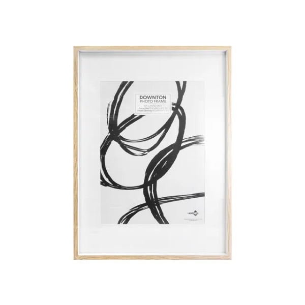 Natural White Downton Matt A1 Photo Frame