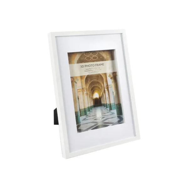 White 3D Photo Frame