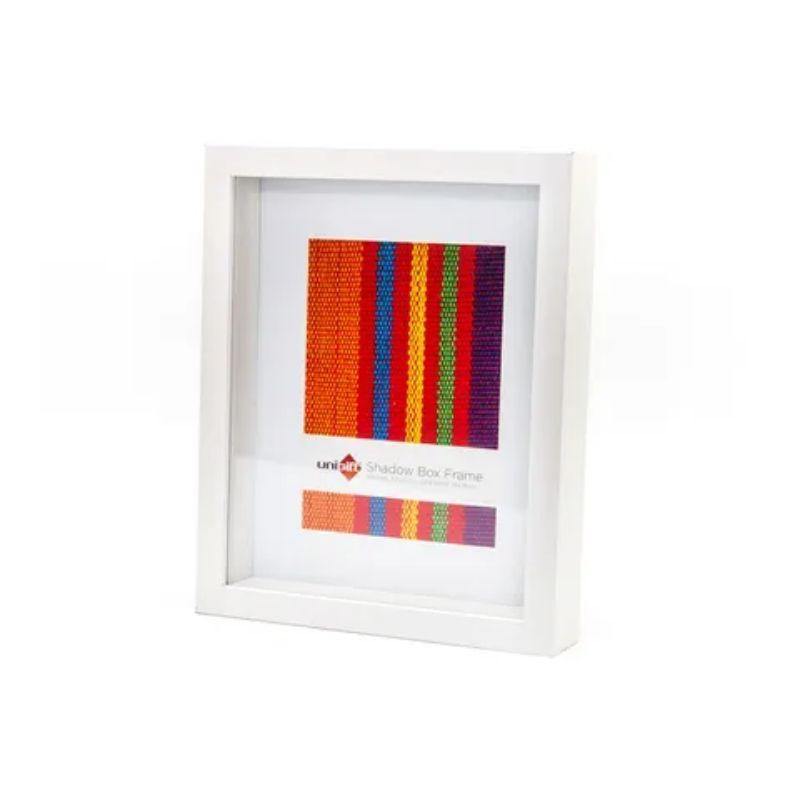 Shadow Box White Metal Frame - 20cm x 25cm - The Base Warehouse