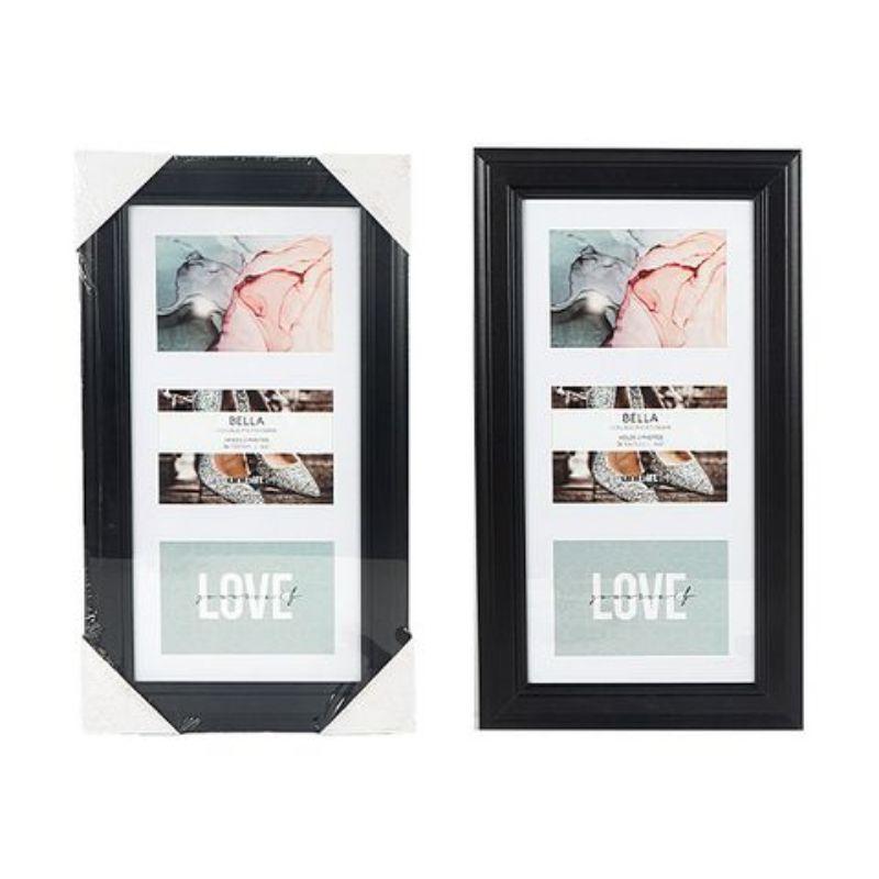 Black Bella 3 Collage Frame - H3