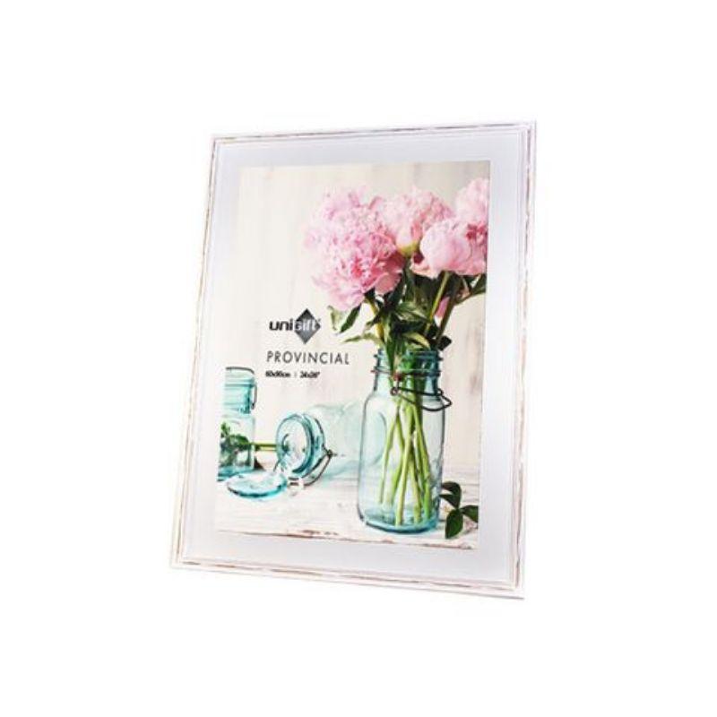 White Distress Poster Frame - 60cm x 90cm