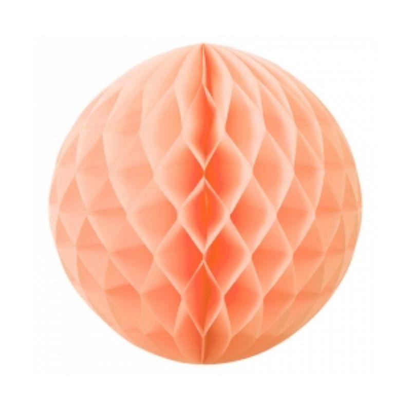 Peach Honeycomb Ball - 35cm