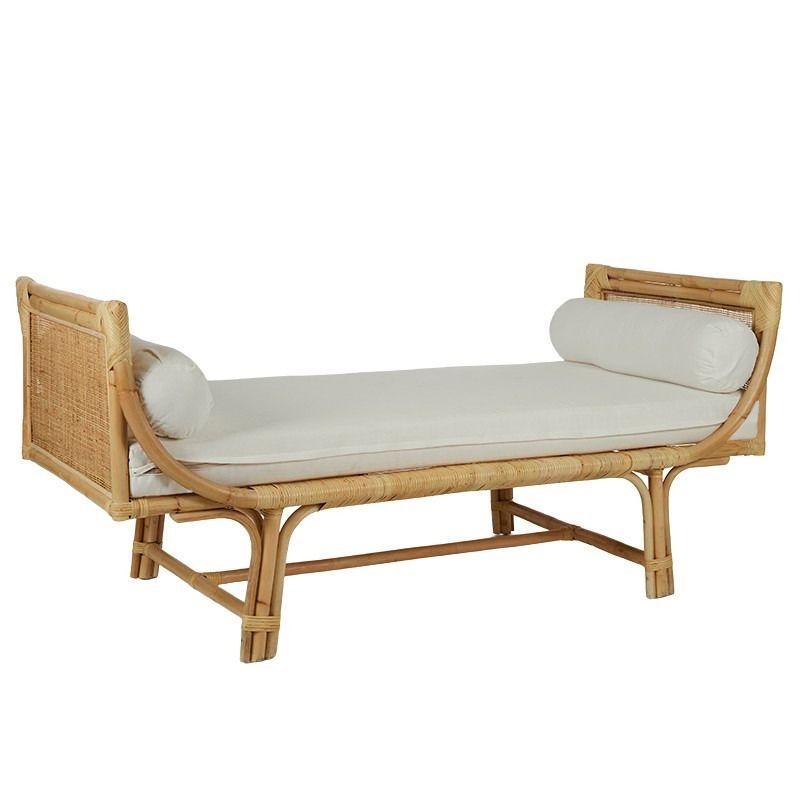 Montez Rattan Day Bed - 157cm x 75cm x 72cm