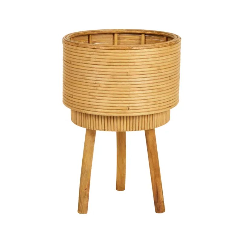 Behati Rattan Planter with Stand - 35cm x 50cm