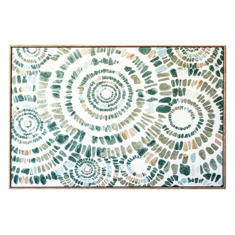 Forest Rain Framed Premium Artwork - 80cm x 120cm