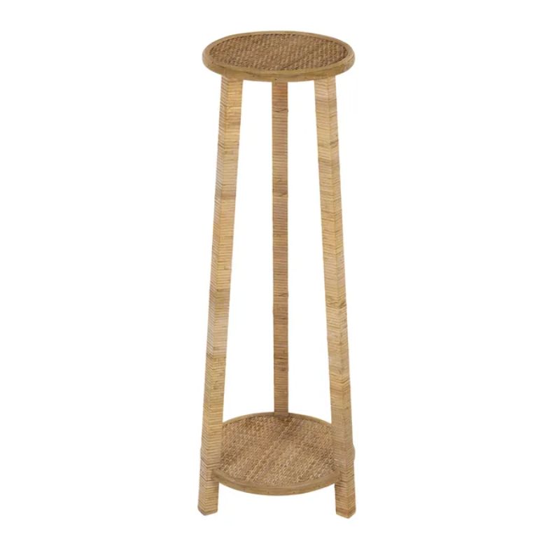 Natural Homer Rattan Wood Pot Stand - 30cm x 80cm