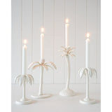 Load image into Gallery viewer, Nusa Palm Gardenia Cream Large Stick Candle Holder - 12cm x 23cm x 17cm