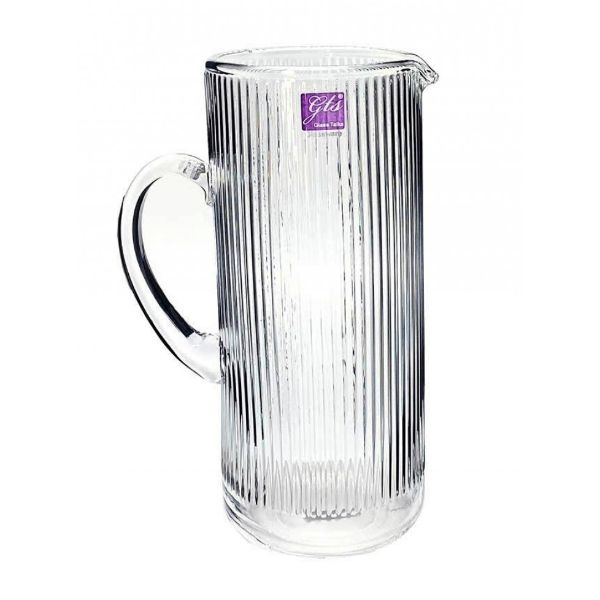 Glass Water Jug 2000ml 16x26cmH (1/12)