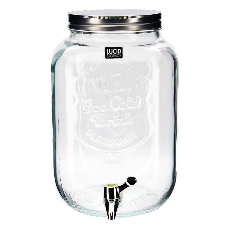 Glass Dispenser with Clip - 8L