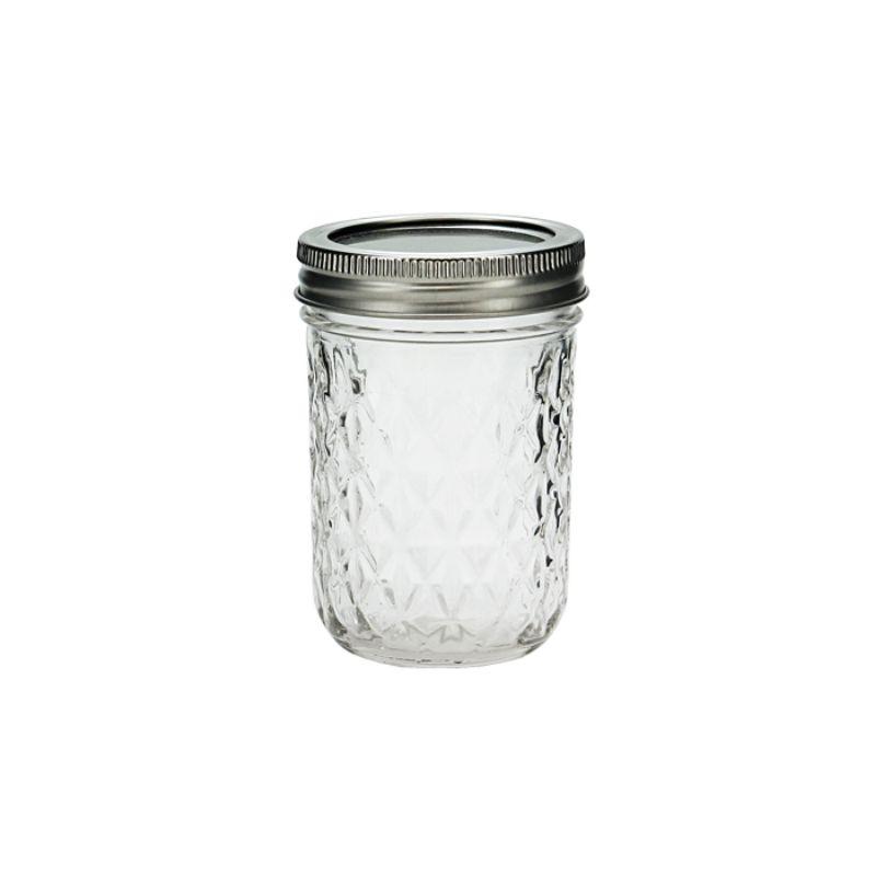 Glass Jam Jar with Lid - 235ml