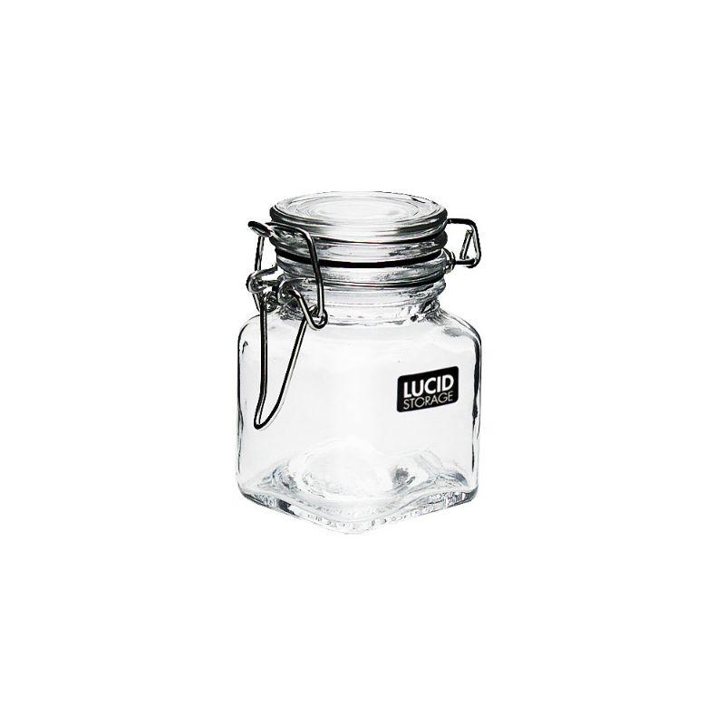 Square Glass Jar with Lid - 90ml