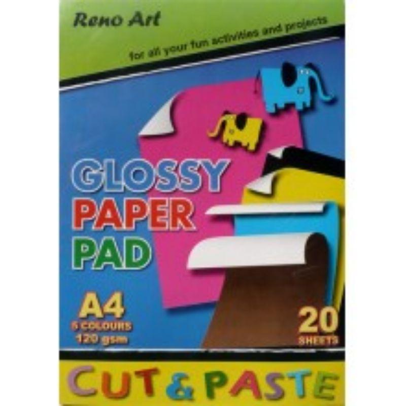 A4 Glossy Paper Pad 120gsm - 20 Sheets