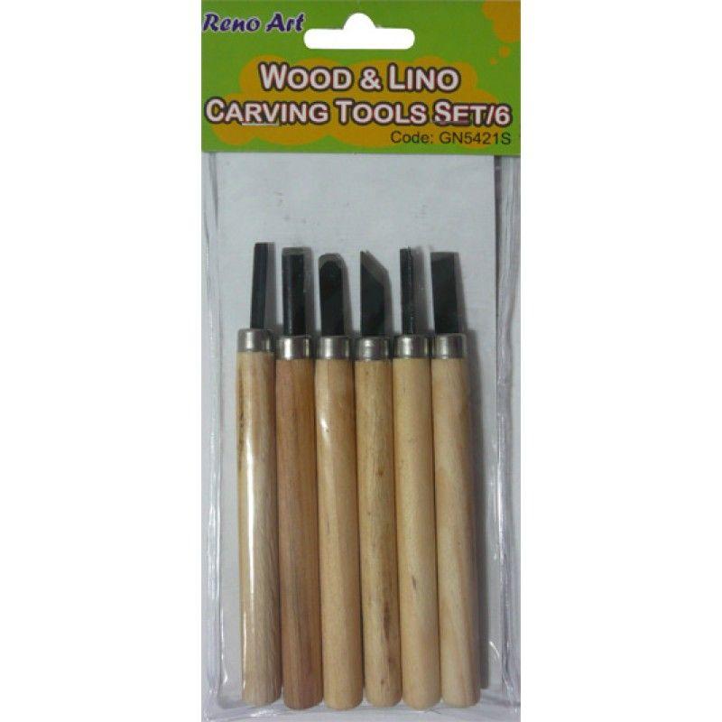 6 Piece Wood Carving Knife Set