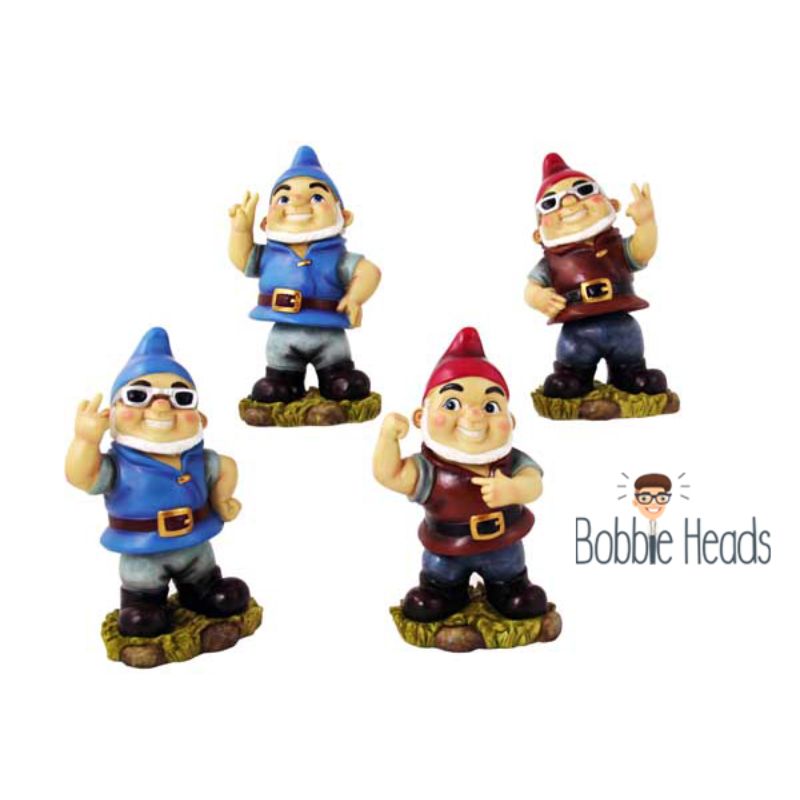 Naughty Bobble Head Gnome - 16cm