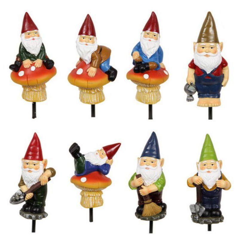 Gnome Garden Stake - 12cm