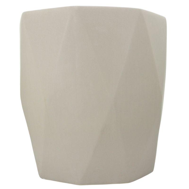 Taupe Geo Planter - 36cm x 42cm