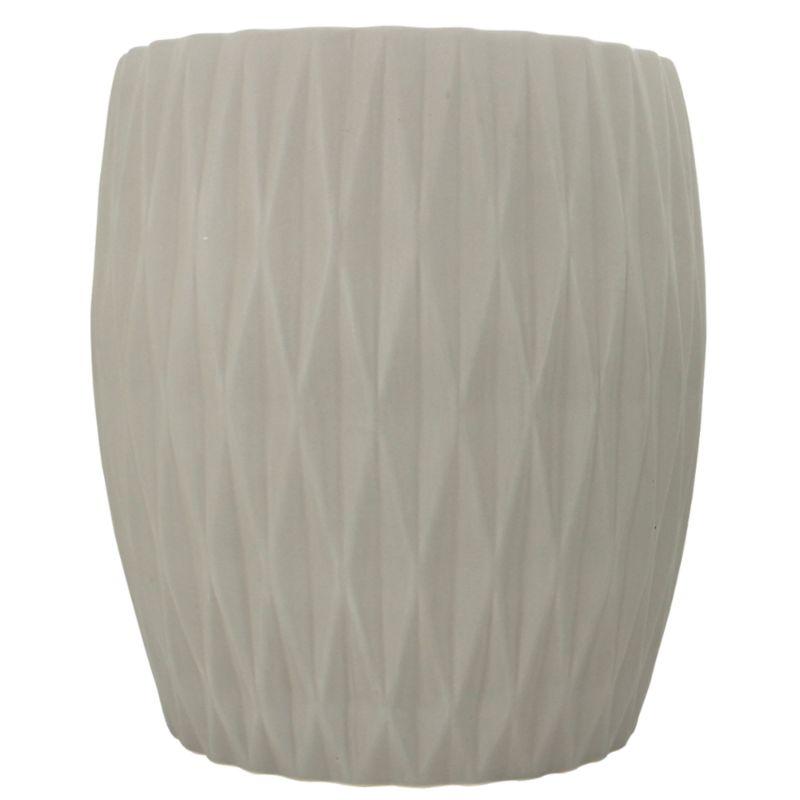 Taupe Criss Planter - 36cm x 42cm