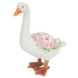 Load image into Gallery viewer, Standing Goose with Floral Finish - 44cm